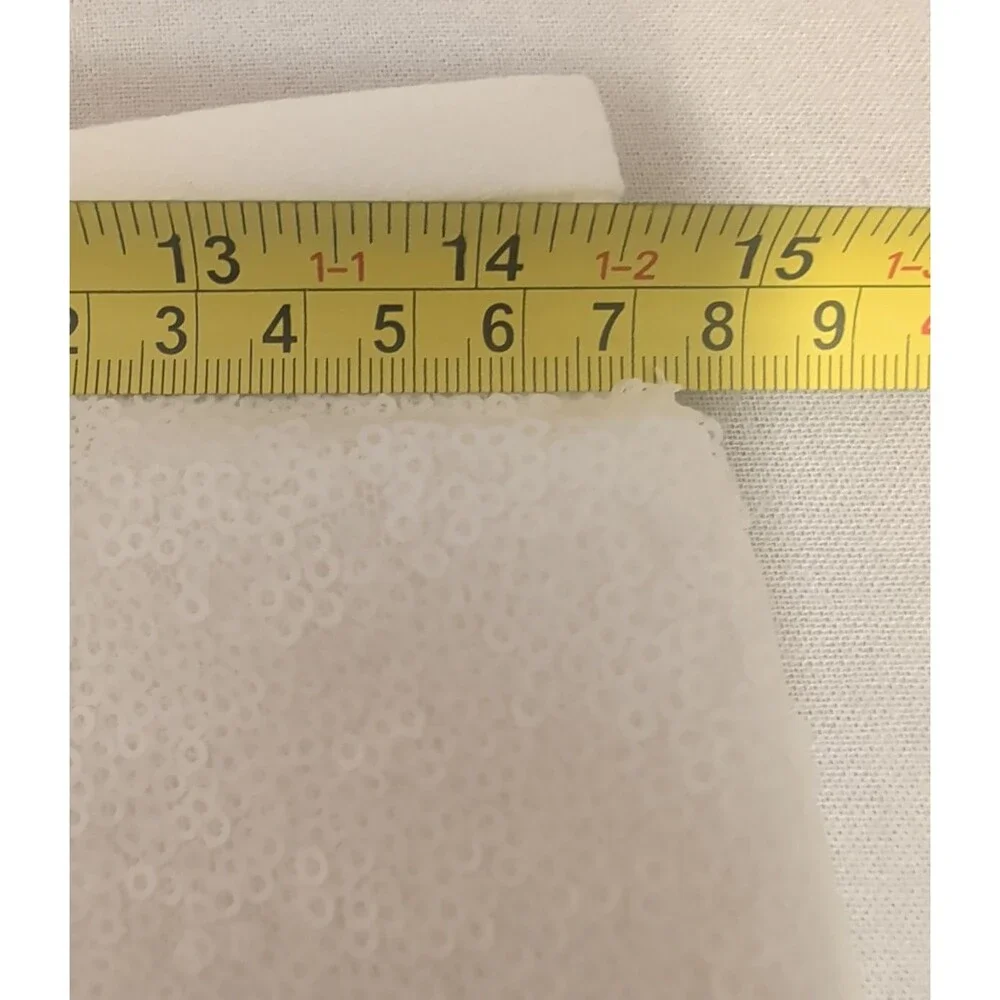 Black Halo Eve Size 8 White Sequin High Waisted Pants Formal Evening Bridal - Picture 9 of 12